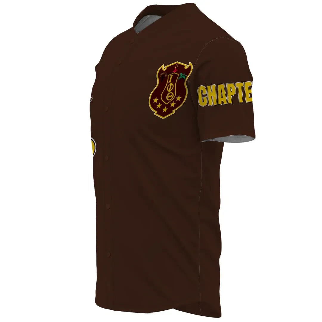 Fraternity Baseball Jersey - Personalized Iota Phi Theta Baseball Jersey