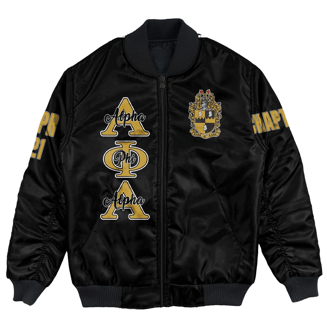 Fraternity Jacket - Personalized Alpha Phi Alpha Bomber Jacket