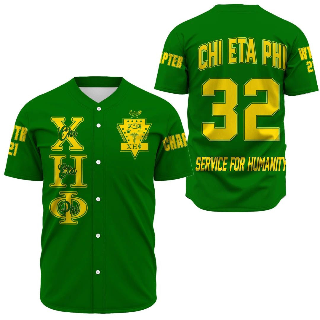 Sorority Baseball Jersey - Personalized Chi Eta Phi Baseball Jersey