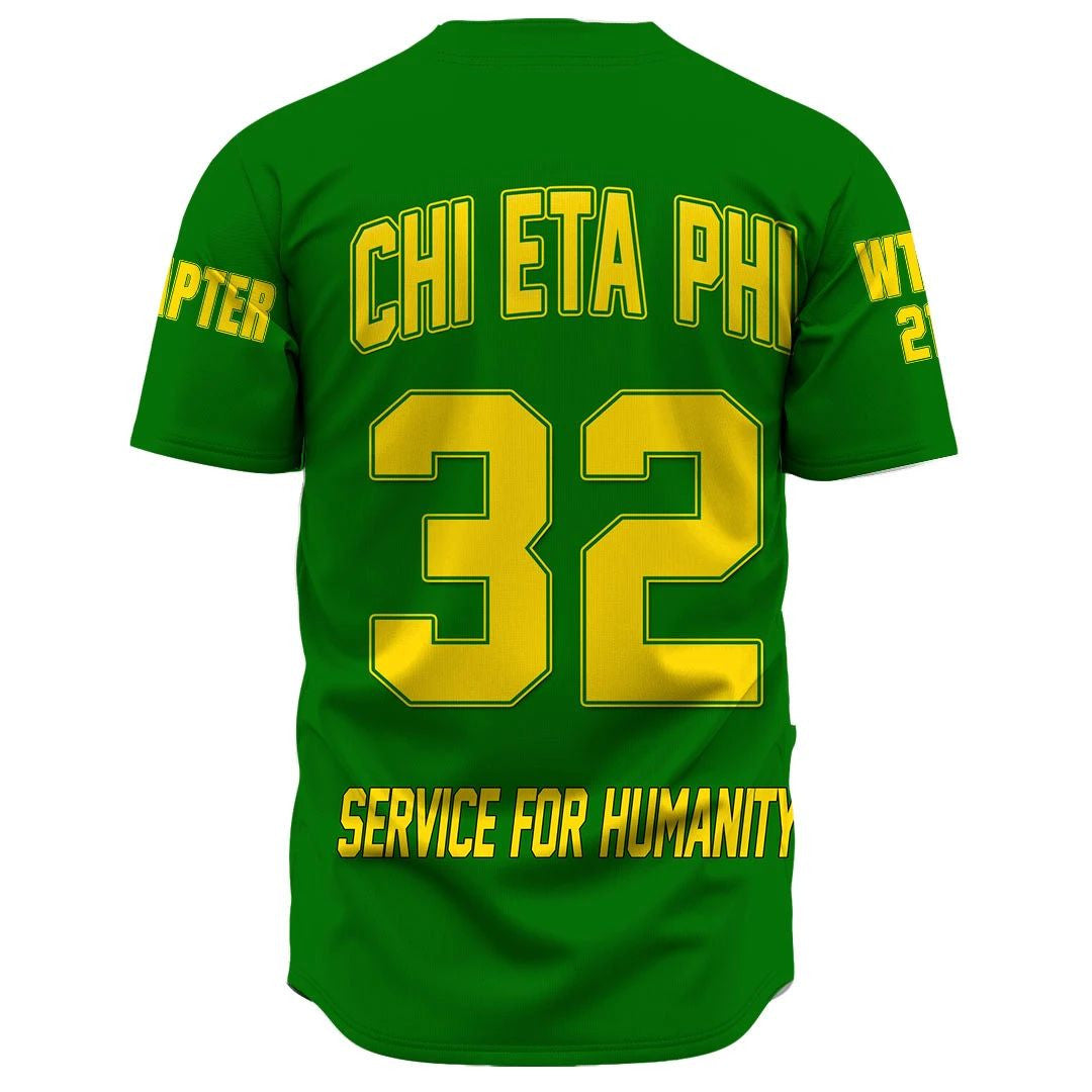 Sorority Baseball Jersey - Personalized Chi Eta Phi Baseball Jersey