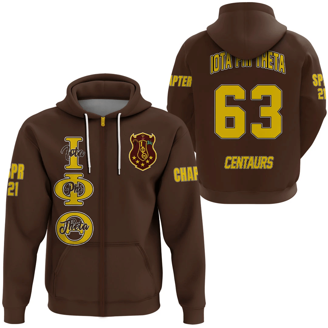 Fraternity Hoodie - Personalized Iota Phi Theta Zip Hoodie