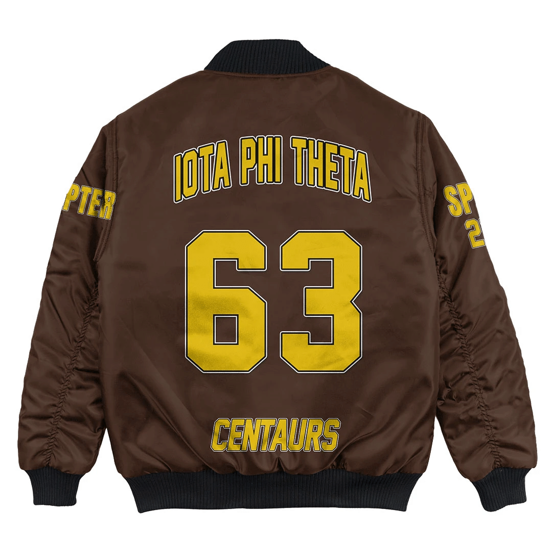 Fraternity Jacket - Personalized Iota Phi Theta Bomber Jacket