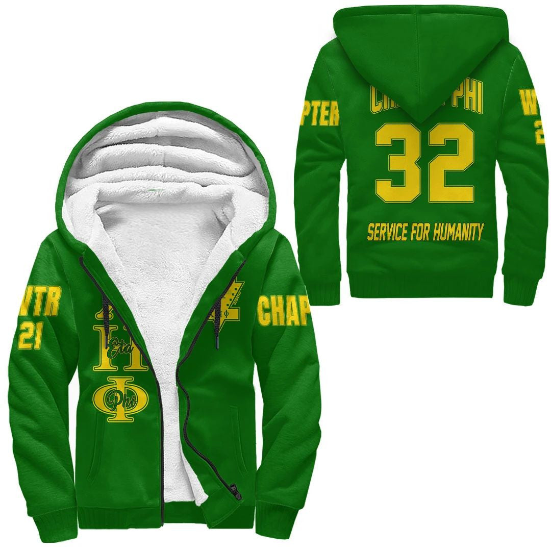 Sorority Hoodie - Personalized Chi Eta Phi Sherpa Hoodie