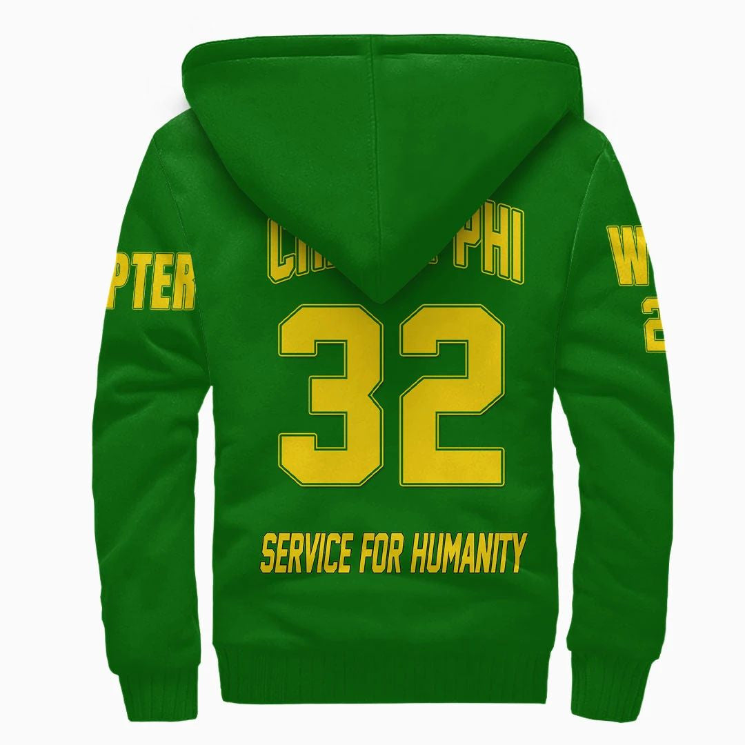 Sorority Hoodie - Personalized Chi Eta Phi Sherpa Hoodie