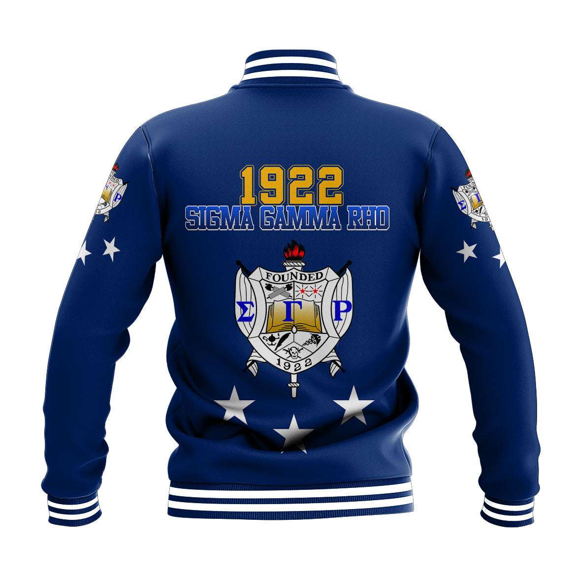 Sorority Jacket - Sigma Gamma Rho Greek Life Baseball Jacket