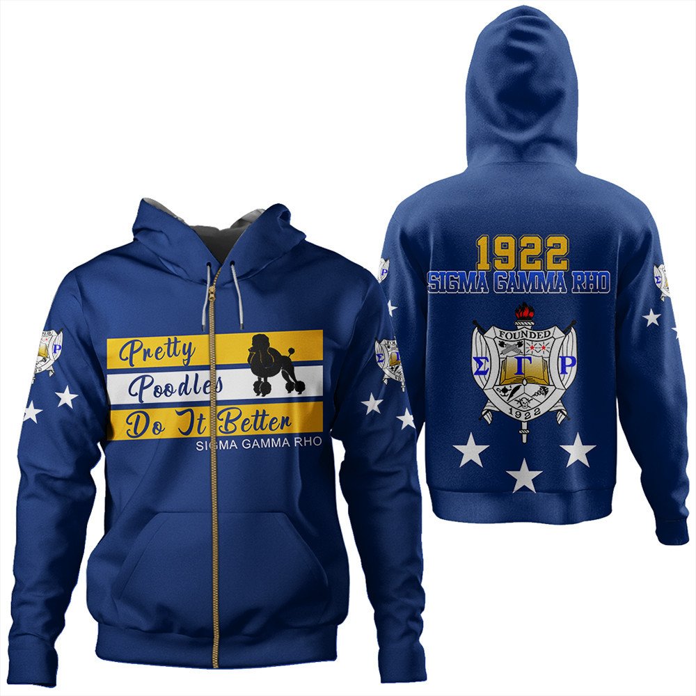 Sorority Hoodie - Sigma Gamma Rho Greek Life Zip Hoodie