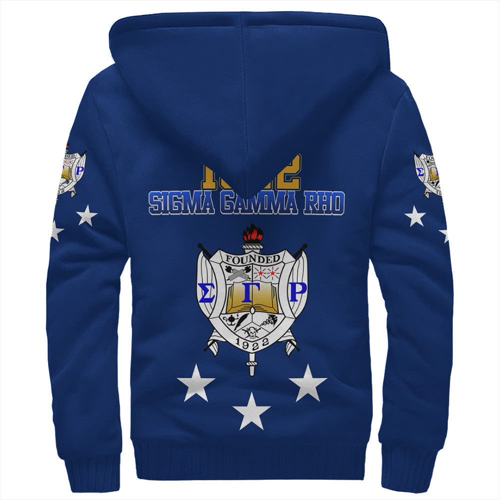 Sorority Hoodie - Sigma Gamma Rho Greek Life Sherpa Hoodie