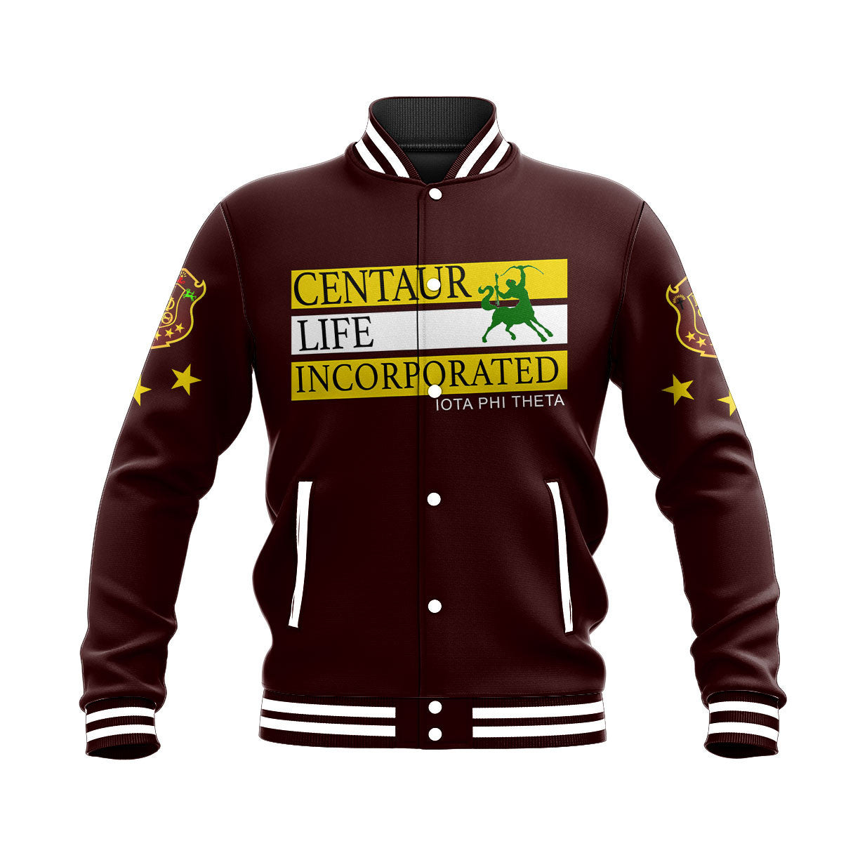 Fraternity Jacket - Iota Phi Theta Greek Life Baseball Jacket