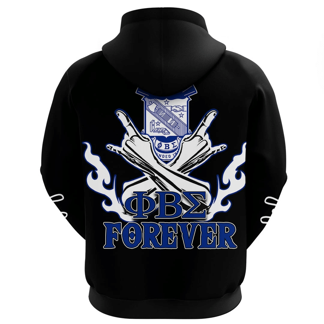 Fraternity Hoodie - Phi Beta Sigma Forever Zip Hoodie