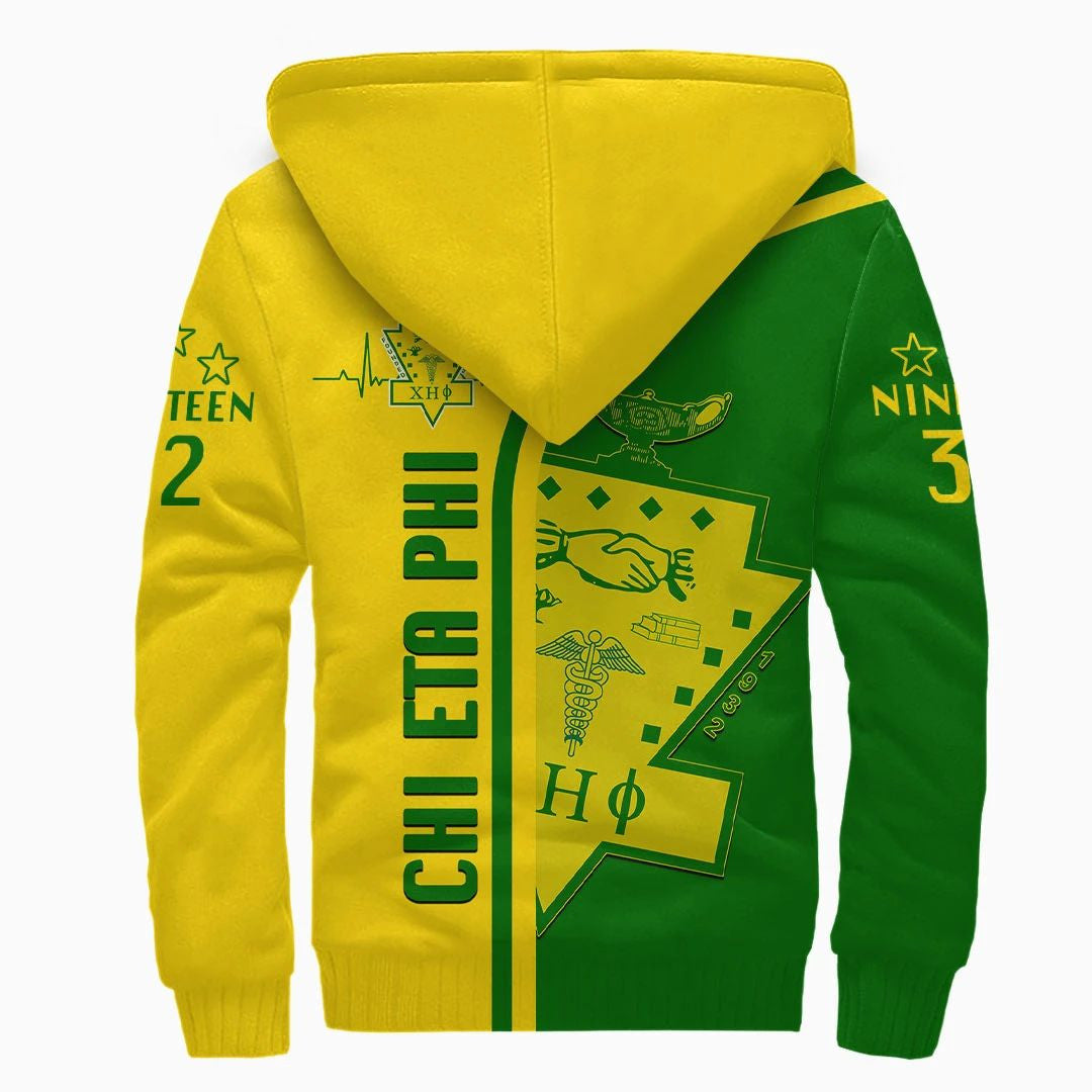 Sorority Hoodie - Chi Eta Phi In My Heart Sherpa Hoodie
