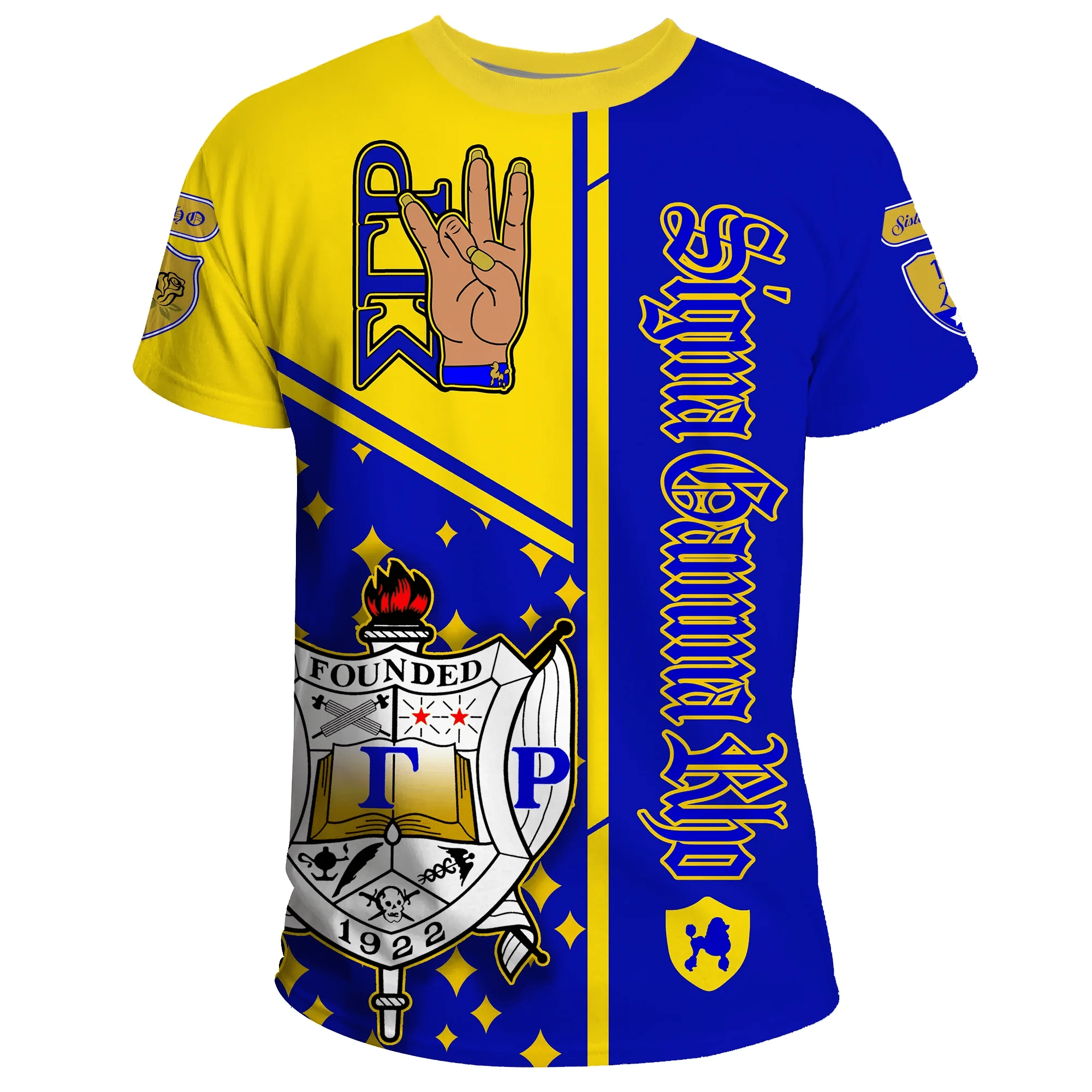 Sorority TShirt - Sigma Gamma Rho Hand Sign TShirt