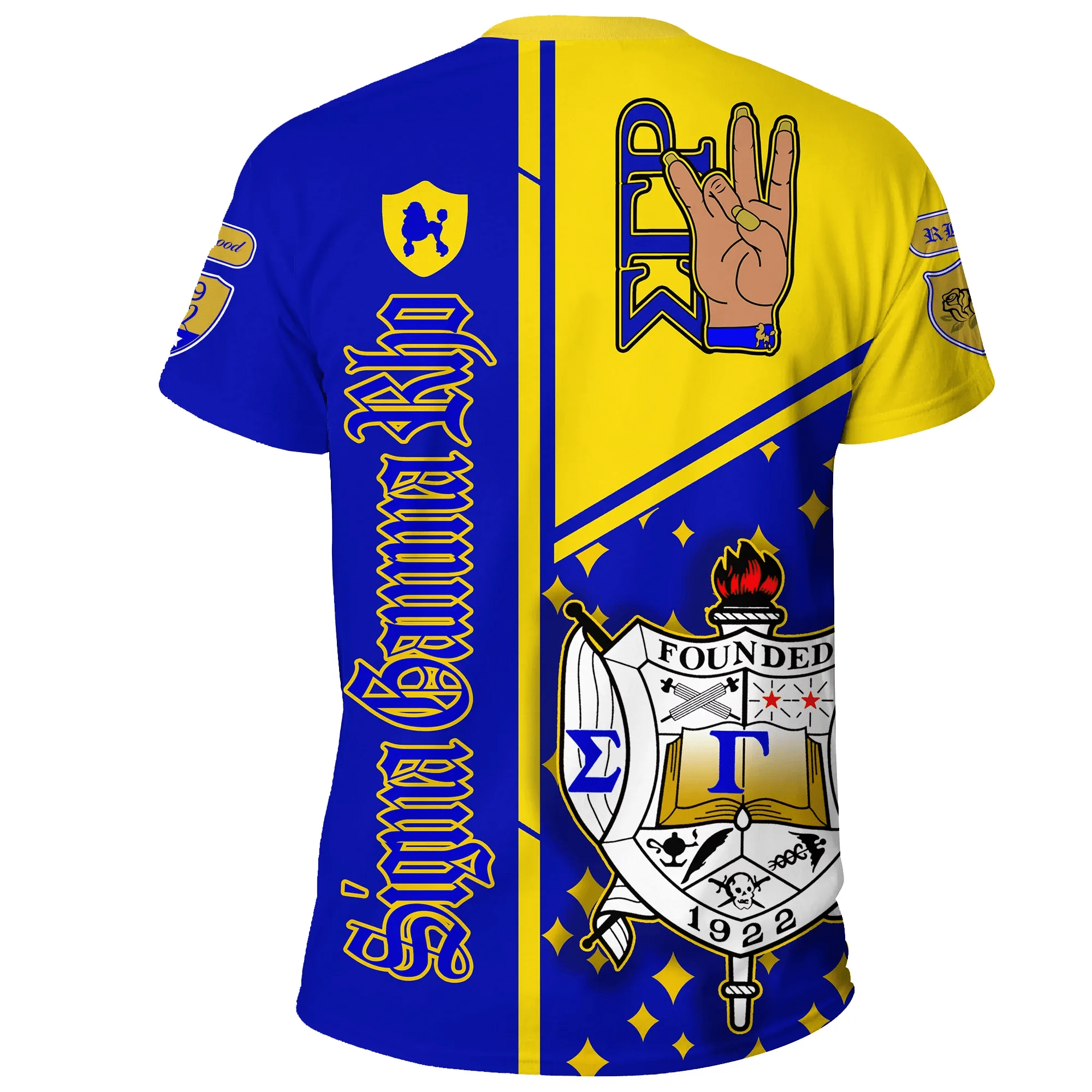 Sorority TShirt - Sigma Gamma Rho Hand Sign TShirt