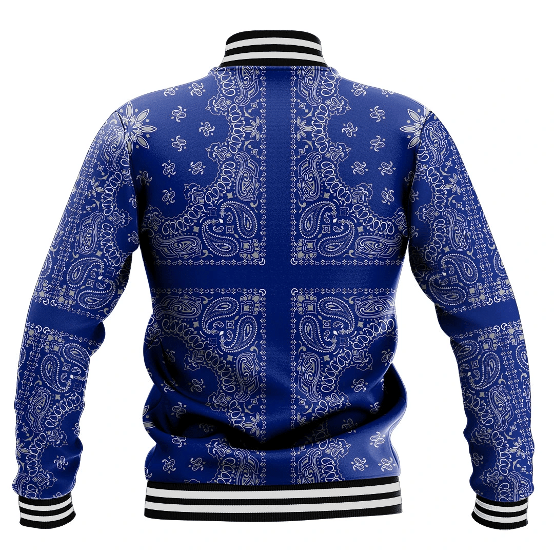 Fraternity Jacket - Phi Beta Sigma Paisley Style Baseball Jacket