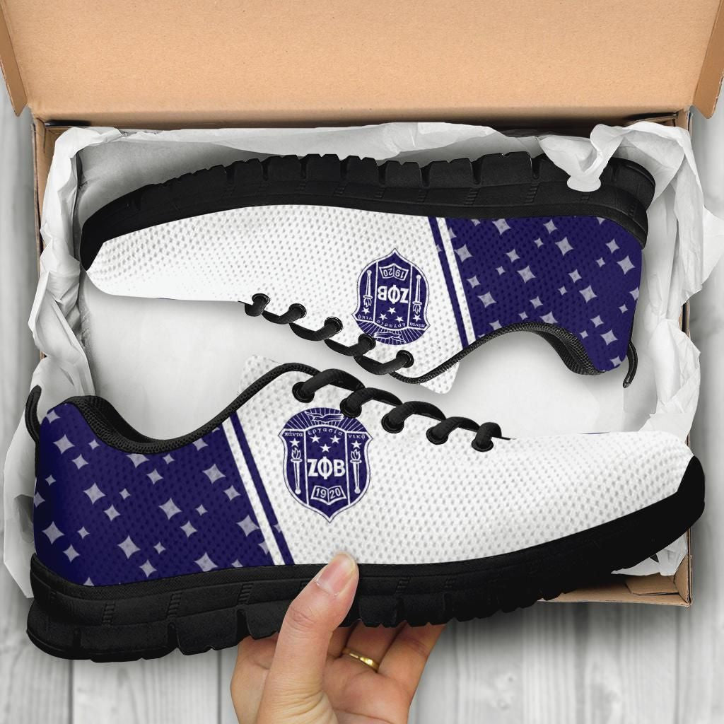 Tothetopcloset Footwear - Zeta Phi Beta Hand Sign Sneakers A31