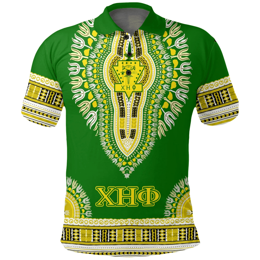 Sorority Polo - Chi Eta Phi Dashiki Polo Shirt