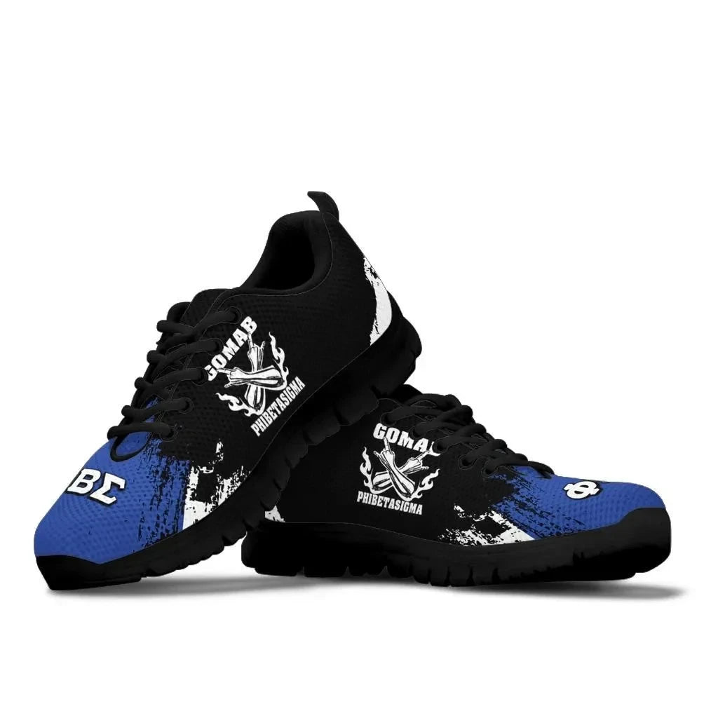 Tothetopcloset Footwear - Phi Beta Sigma Sneakers Paint Style A31