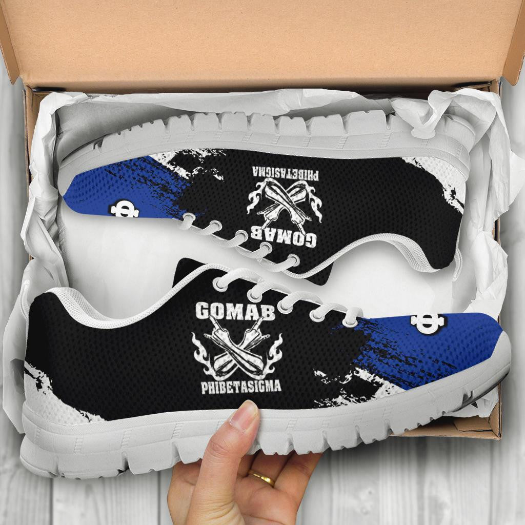 Tothetopcloset Footwear - Phi Beta Sigma Sneakers Paint Style A31