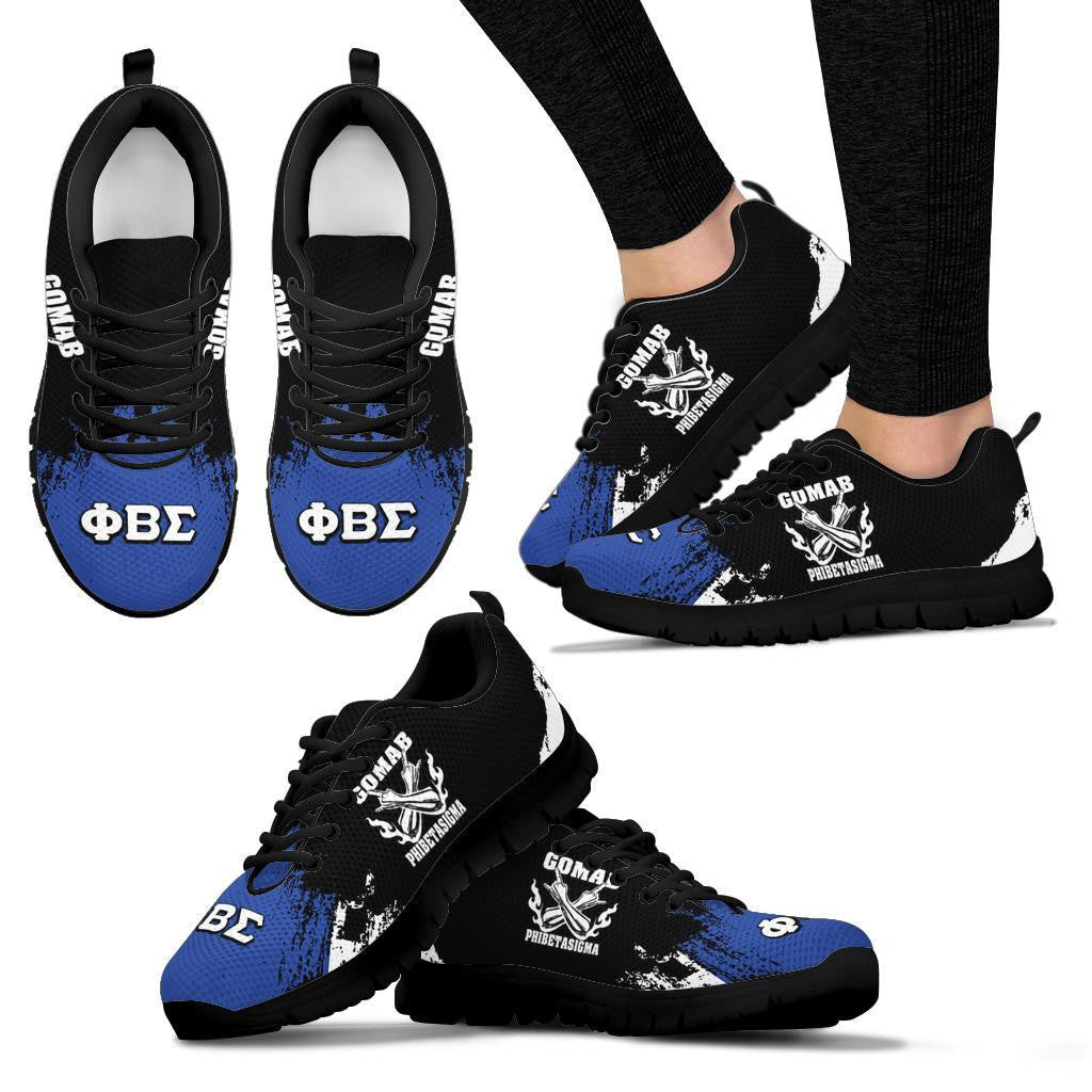 Tothetopcloset Footwear - Phi Beta Sigma Sneakers Paint Style A31