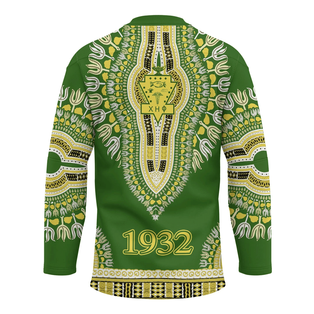 Sorority Hockey Jersey - Chi Eta Phi Dashiki Hockey Jersey