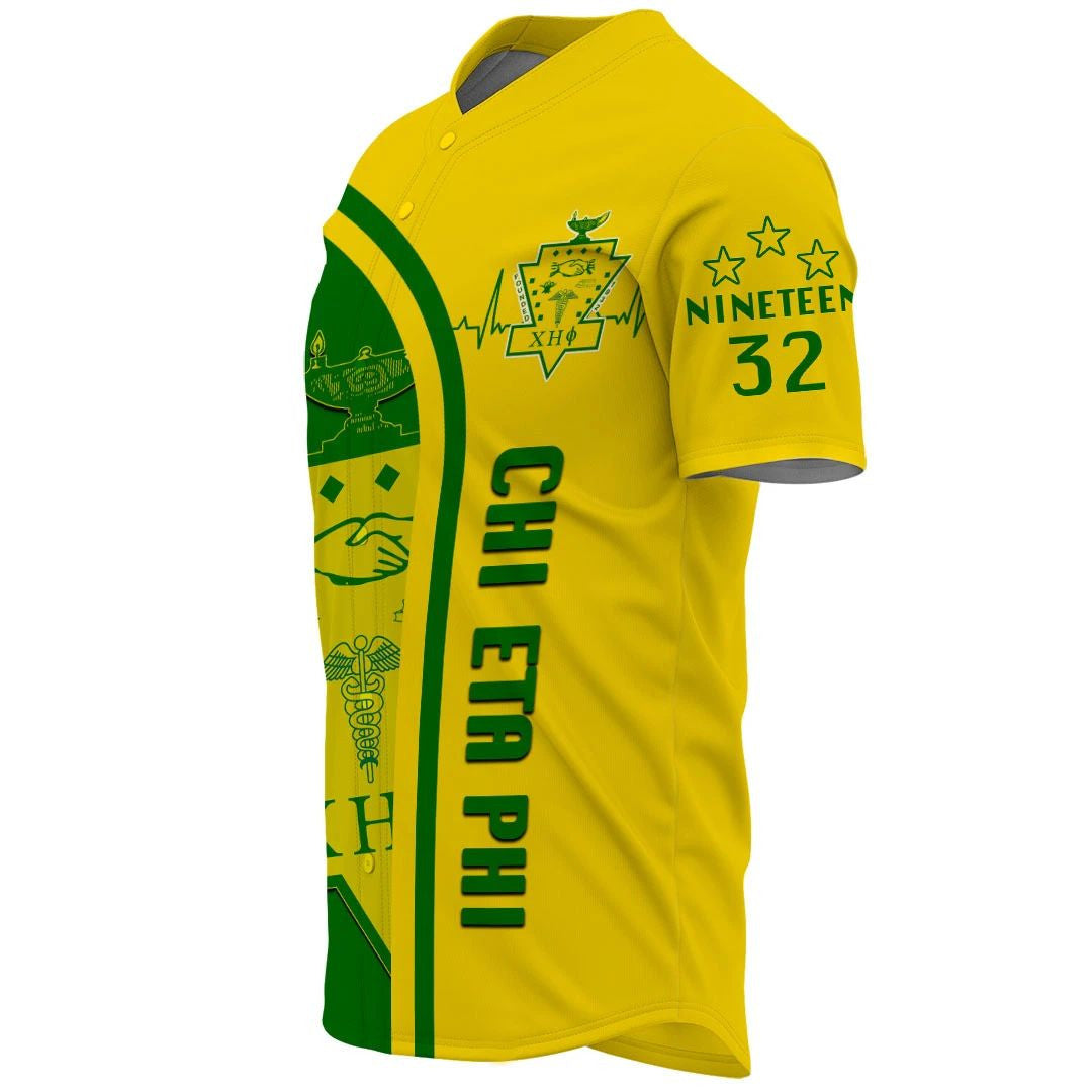 Sorority Baseball Jersey - Chi Eta Phi In My Heart Baseball Jersey
