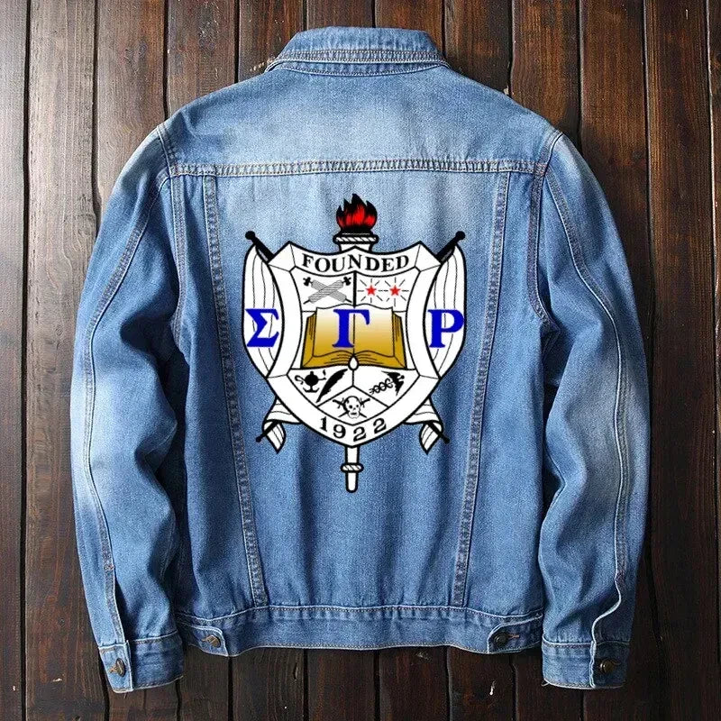 Sorority Jacket - Sigma Gamma Rho Denim Jacket