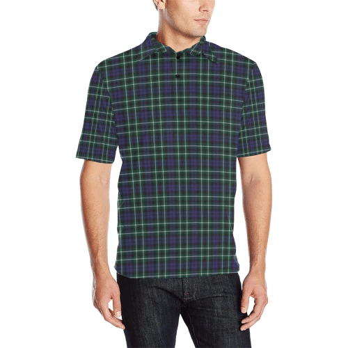 Graham of Montrose Modern  Tartan Polo Shirt