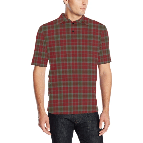 Lindsay Weathered  Tartan Polo Shirt