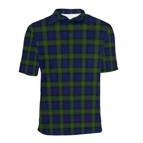 Gunn Modern Clan Polo Shirt, Scottish Tartan Gunn Modern Clans Polo Shirt