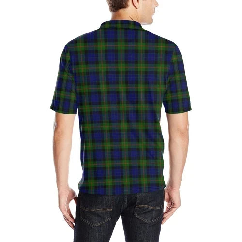 Gunn Modern Clan Polo Shirt, Scottish Tartan Gunn Modern Clans Polo Shirt