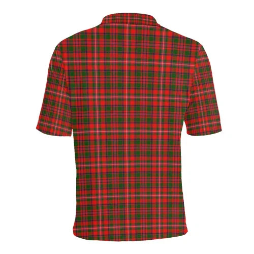 MacKinnon Modern Clan Polo Shirt, Scottish Tartan MacKinnon Modern Clans Polo Shirt