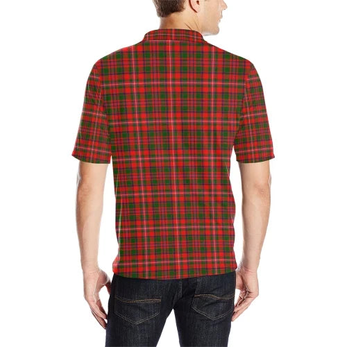 MacKinnon Modern Clan Polo Shirt, Scottish Tartan MacKinnon Modern Clans Polo Shirt