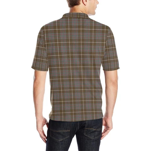 MacIntyre Hunting Weathered Clan Polo Shirt, Scottish Tartan MacIntyre Hunting Weathered Clans Polo Shirt