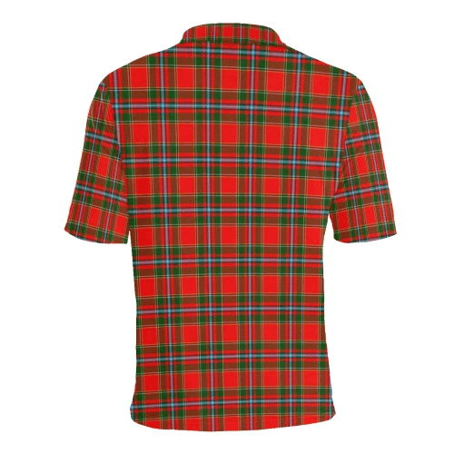 Drummond of Perth Clan Polo Shirt, Scottish Tartan Drummond of Perth Clans Polo Shirt