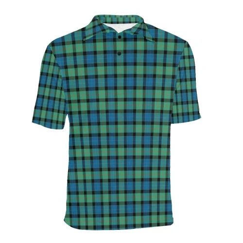 Gunn Ancient Clan Polo Shirt, Scottish Tartan Gunn Ancient Clans Polo Shirt