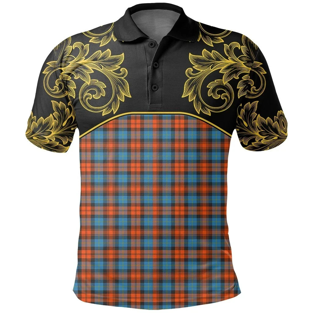 MacLachlan Ancient Tartan Clan Crest Polo Shirt - Empire I - HJT4 - Tartan Clans Store - Tartan Clans Clothing - Scottish Tartan Shopping - Clans Crest - Shopping In TartanClans - Polo Shirt For You