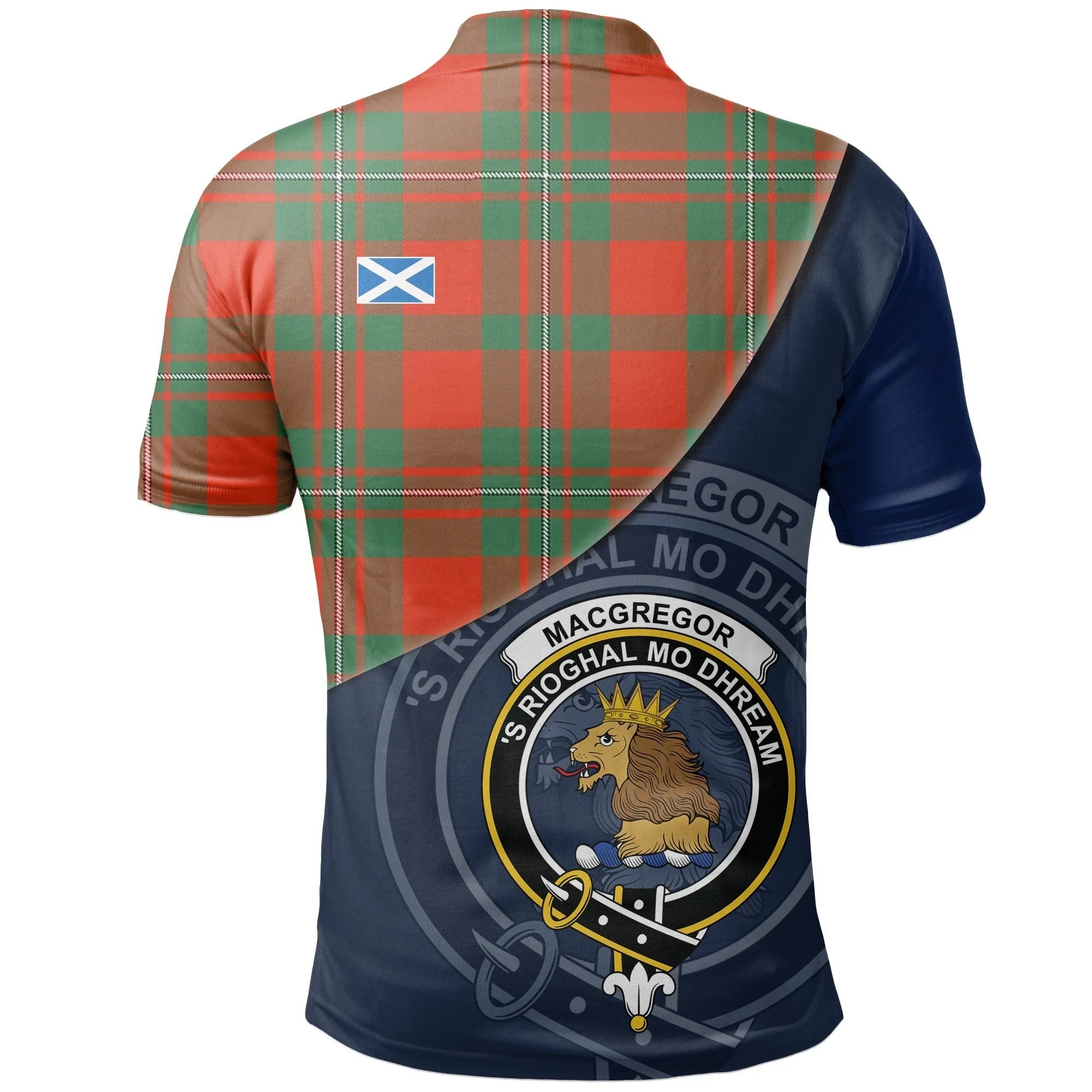 MacGregor Ancient Clan Polo Shirt, Scottish Tartan MacGregor Ancient Clans Polo Shirt
