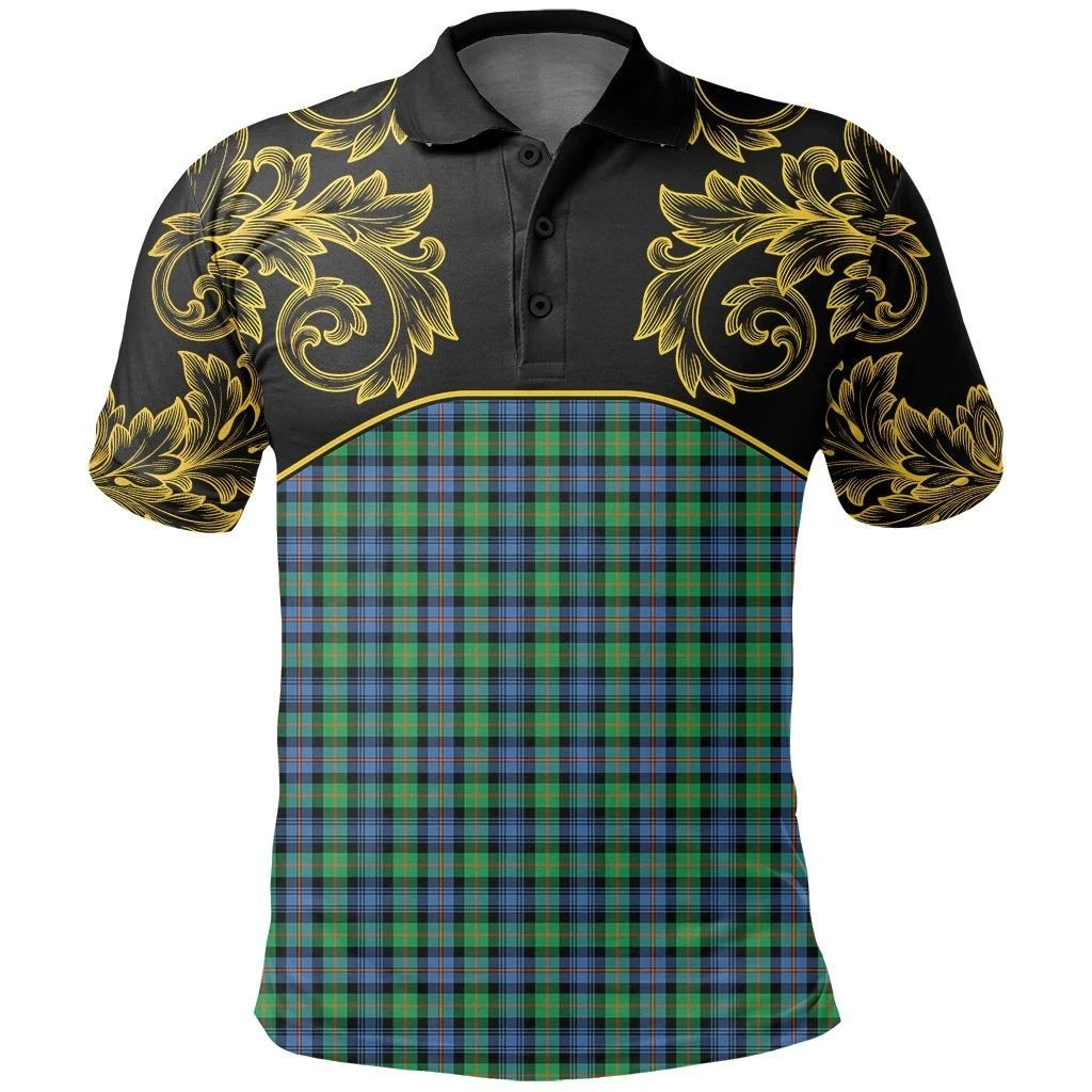 Murray of Atholl Ancient Tartan Clan Crest Polo Shirt - Empire I - HJT4 - Tartan Clans Store - Tartan Clans Clothing - Scottish Tartan Shopping - Clans Crest - Shopping In TartanClans - Polo Shirt For You