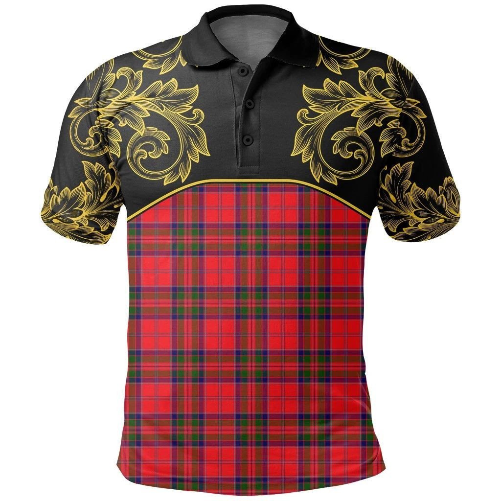 MacGillivray Modern Tartan Clan Crest Polo Shirt - Empire I - HJT4 - Tartan Clans Store - Tartan Clans Clothing - Scottish Tartan Shopping - Clans Crest - Shopping In TartanClans - Polo Shirt For You