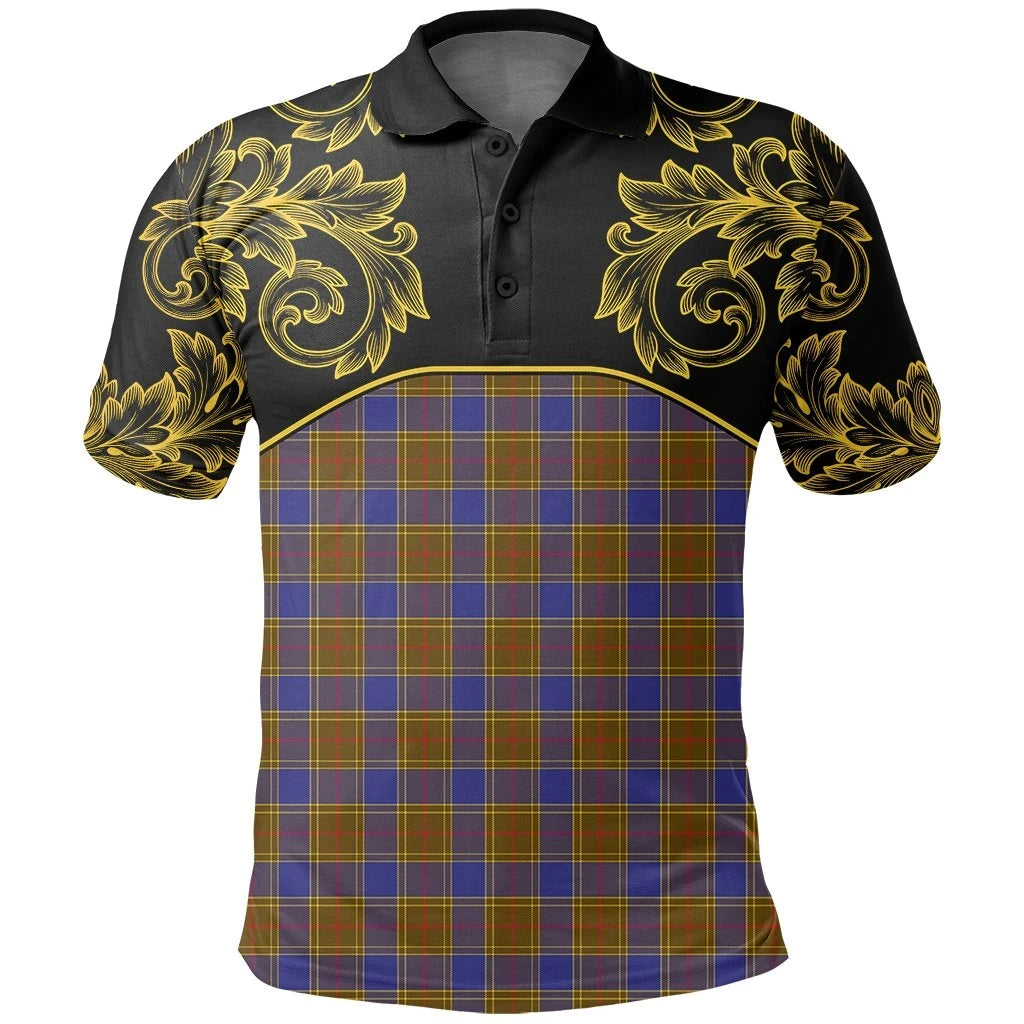 Balfour Modern Tartan Clan Crest Polo Shirt - Empire I - HJT4 - Tartan Clans Store - Tartan Clans Clothing - Scottish Tartan Shopping - Clans Crest - Shopping In TartanClans - Polo Shirt For You