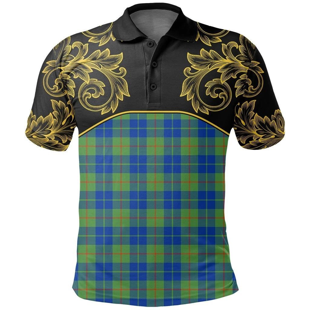 Barclay Hunting Ancient Tartan Clan Crest Polo Shirt - Empire I - HJT4 - Tartan Clans Store - Tartan Clans Clothing - Scottish Tartan Shopping - Clans Crest - Shopping In TartanClans - Polo Shirt For You