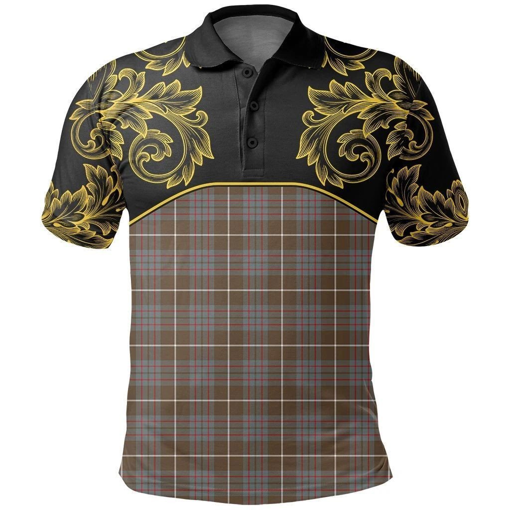 MacIntyre Hunting Weathered Tartan Clan Crest Polo Shirt - Empire I - HJT4 - Tartan Clans Store - Tartan Clans Clothing - Scottish Tartan Shopping - Clans Crest - Shopping In TartanClans - Polo Shirt For You