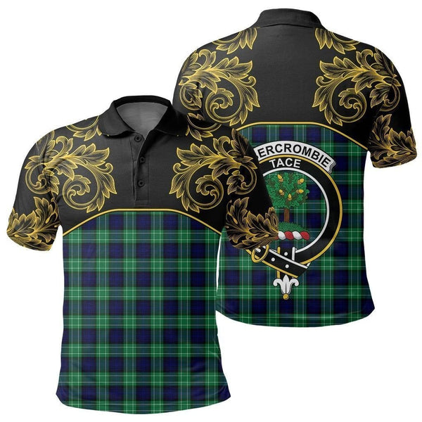 Abercrombie Tartan Clan Crest Polo Shirt - Empire I - HJT4