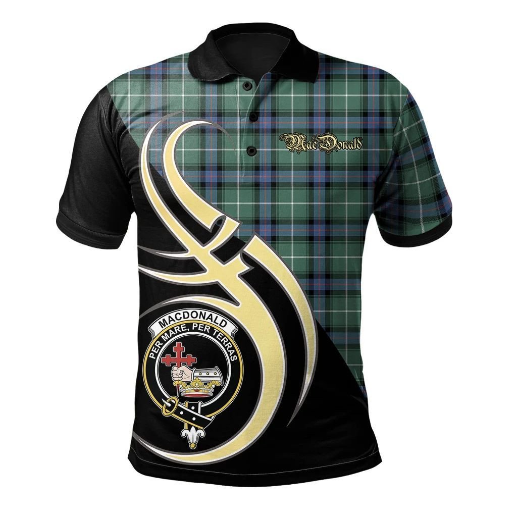 MacDonald of the Isles Hunting Ancient Clan Believe In Me Polo Shirt