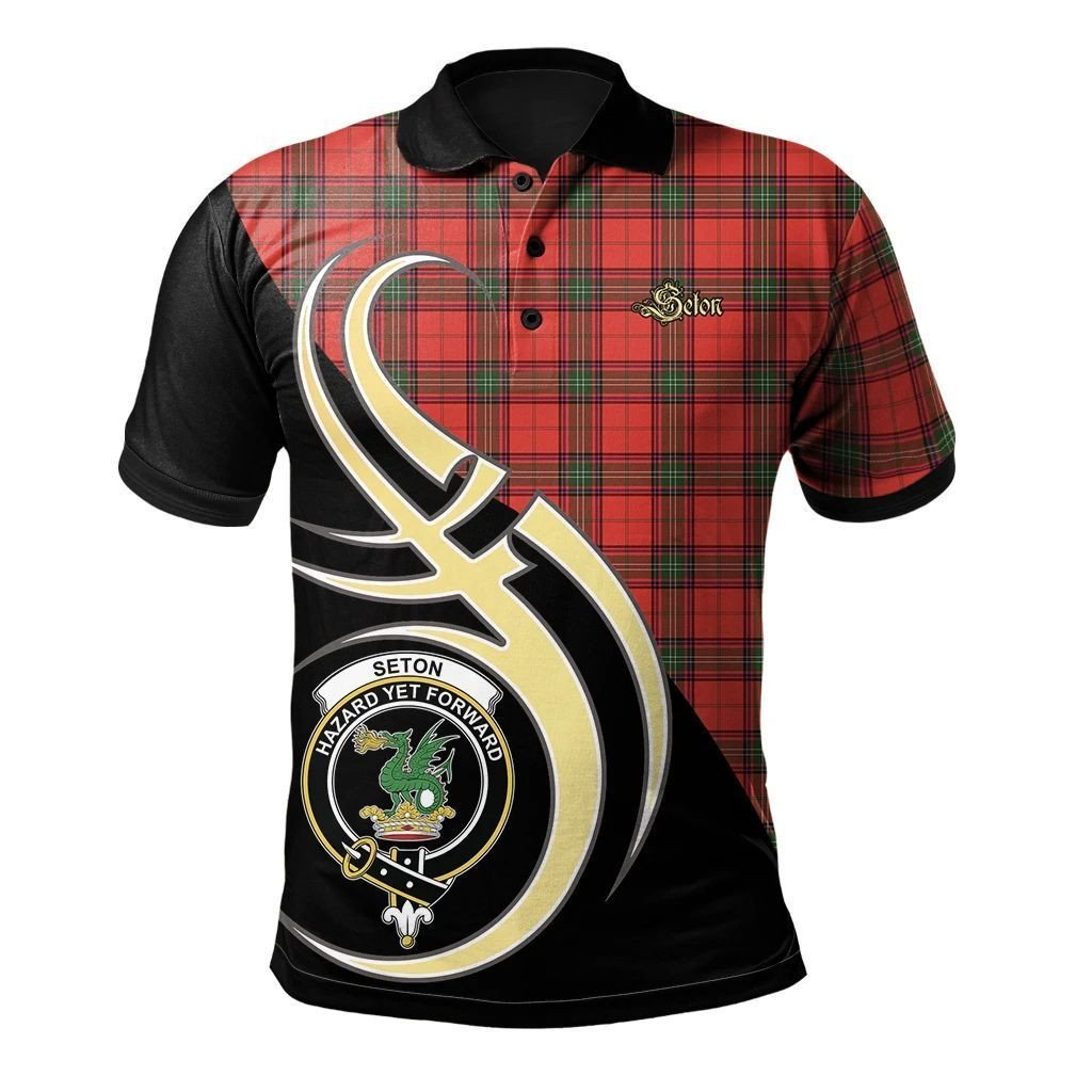 Seton Modern Clan Believe In Me Polo Shirt