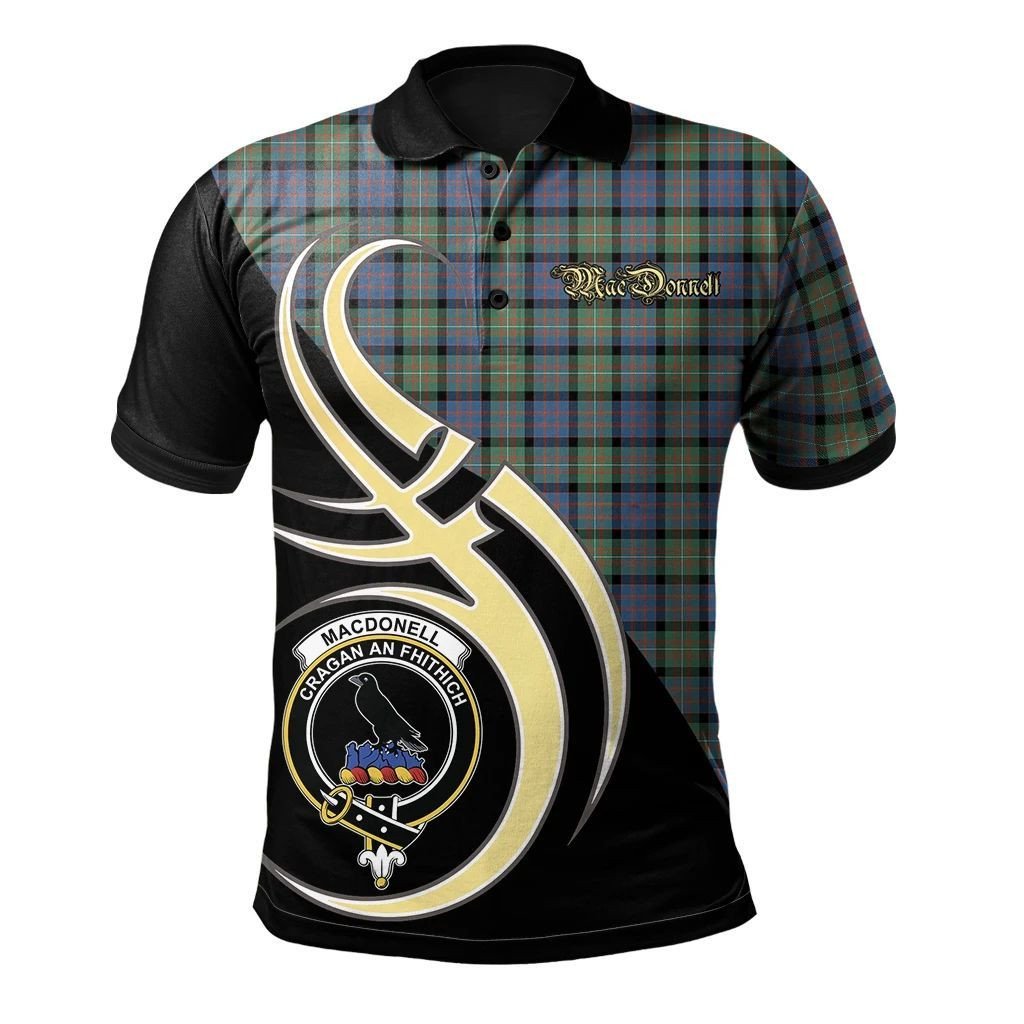 MacDonnell of Glengarry Ancient Clan Believe In Me Polo Shirt