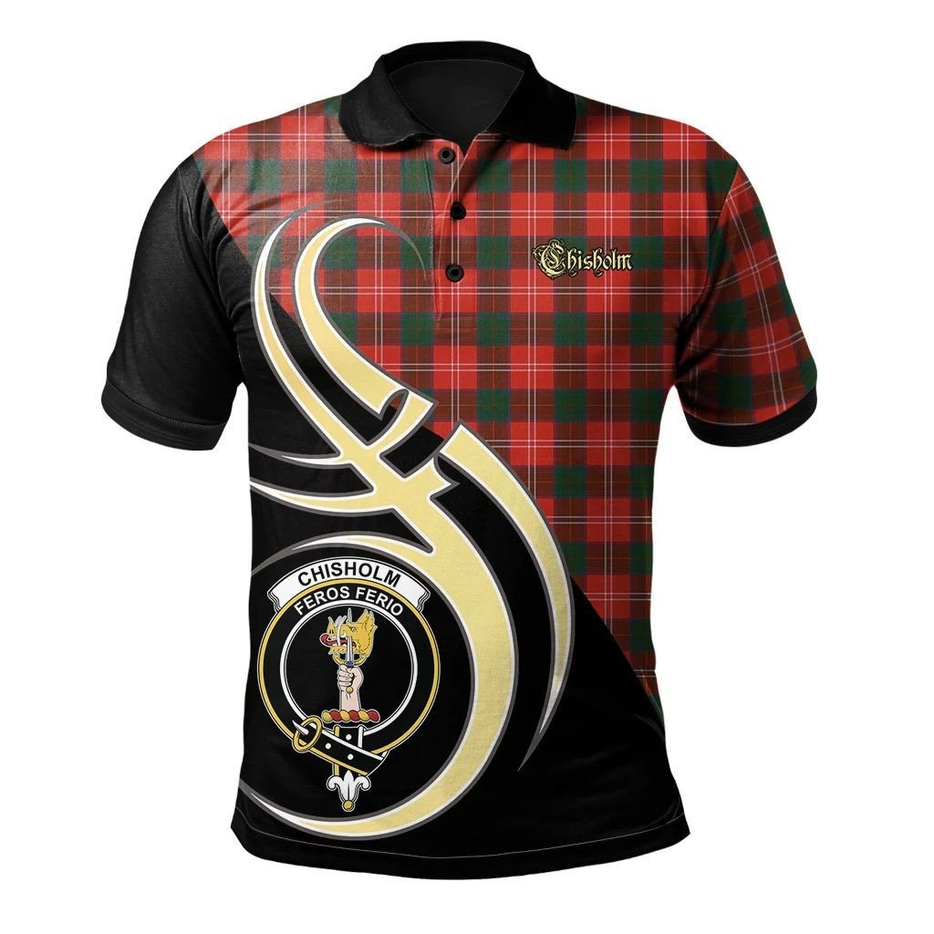 Chisholm Modern Clan Believe In Me Polo Shirt