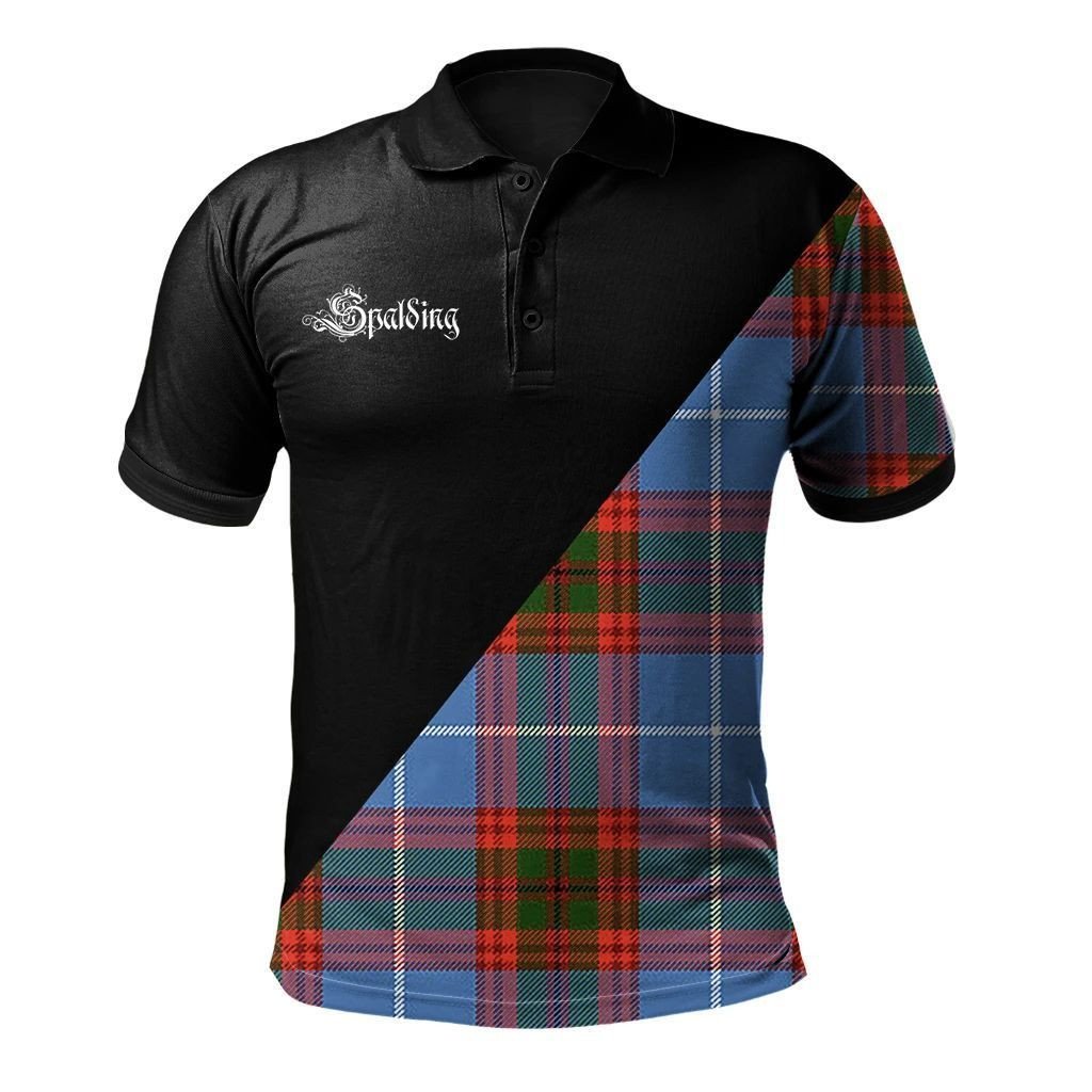 Spalding Clan Military Logo Polo Shirt