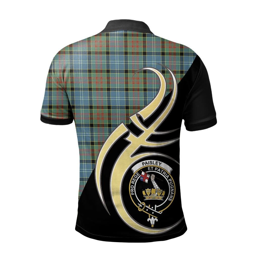 Paisley Clan Believe In Me Polo Shirt