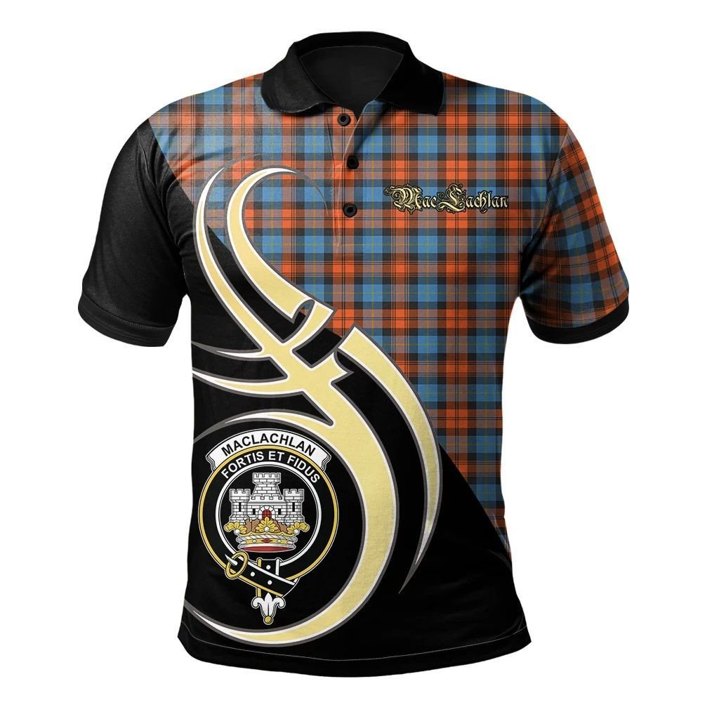 MacLachlan Ancient Clan Believe In Me Polo Shirt