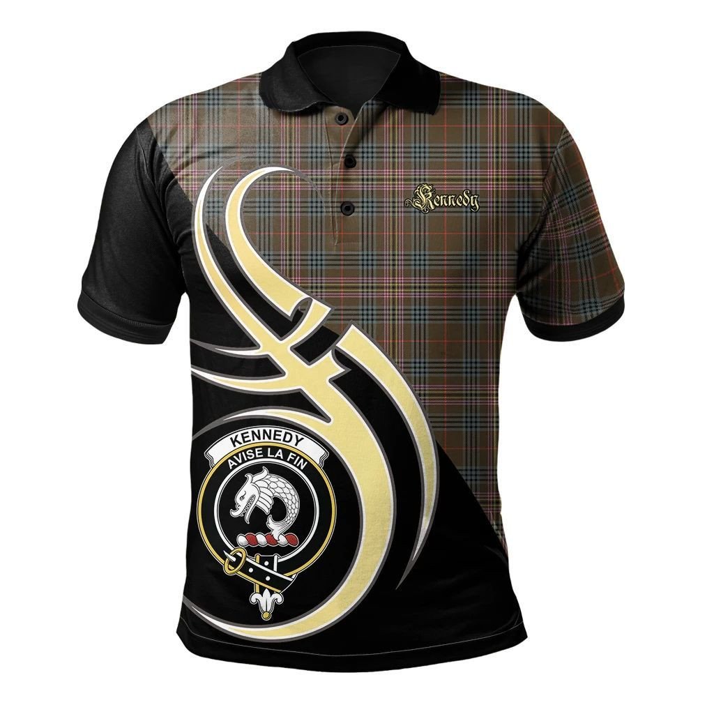 Kennedy Weathered Clan Believe In Me Polo Shirt